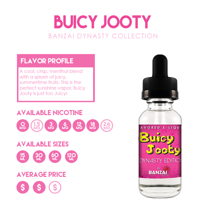 Featured Flavor: Buicy Jooty from the Dynasty Collection