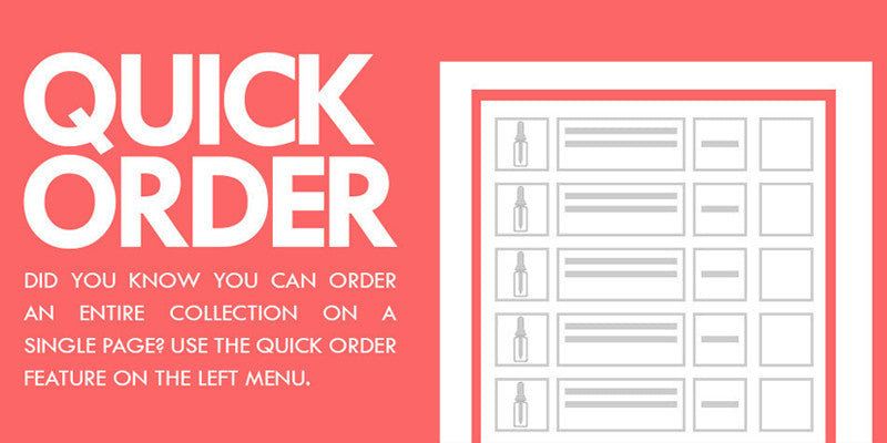 Have You Used Quick Order?