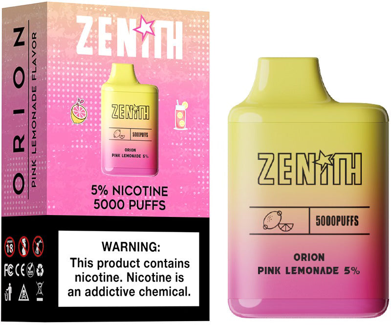 Zenith 5K Disposable 10 Pack - US Vape Co Wholesale